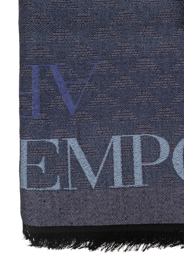 Emporio Armani Szal z logo