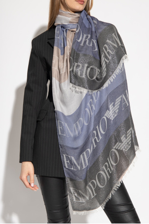 Scarf with logo od Emporio Armani