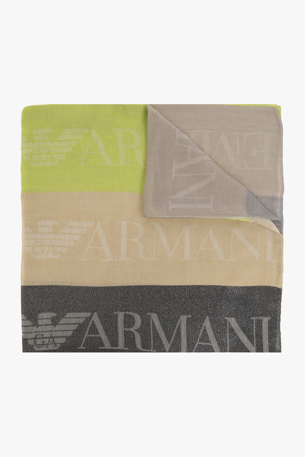Emporio roll Armani Scarf with logo