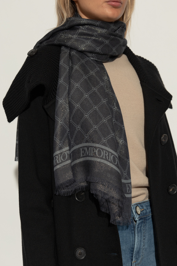 Emporio Armani Monogram Scarf