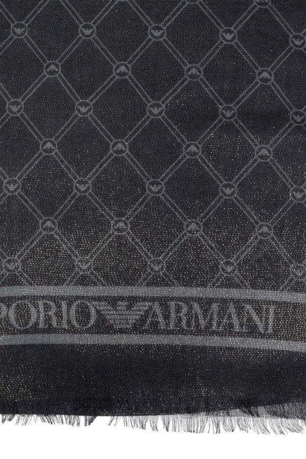 Emporio Armani Chusta z monogramem