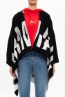 Emporio Armani BLACK Poncho with logo