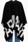 Emporio Armani BLACK Poncho with logo