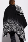 Emporio Armani BLACK Embroidered poncho
