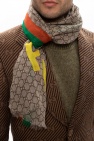 gucci Sac Wool scarf with logo
