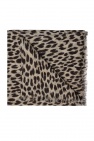 Saint Laurent Leopard print scarf