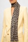 Saint Laurent Leopard print scarf