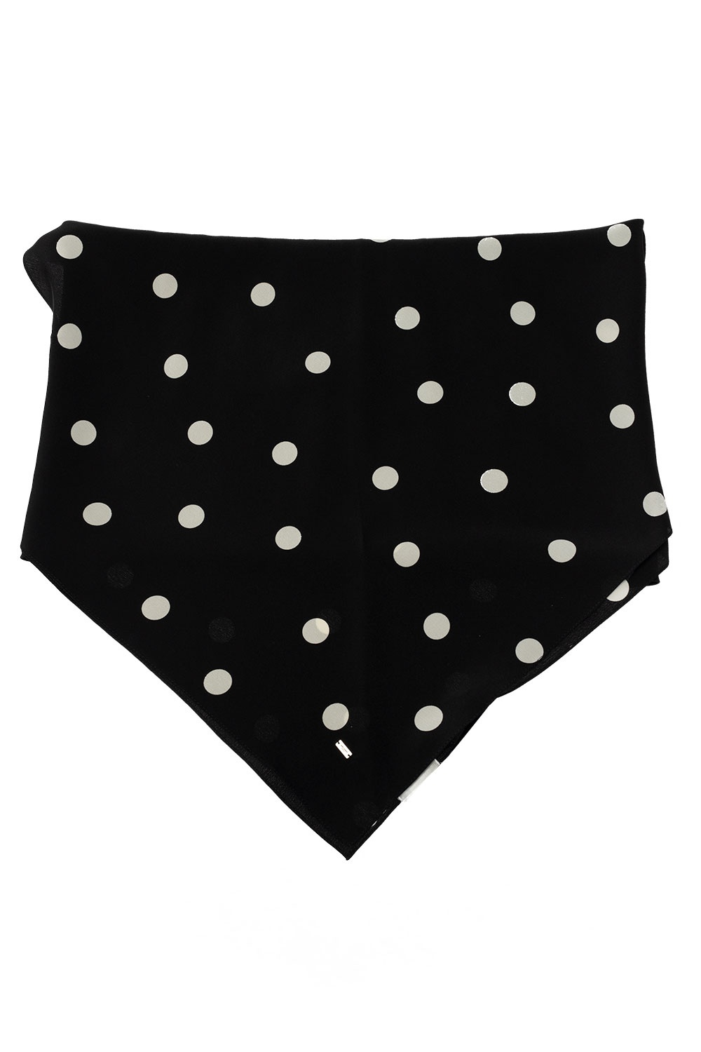 Saint Laurent Silk scarf with polka dot print