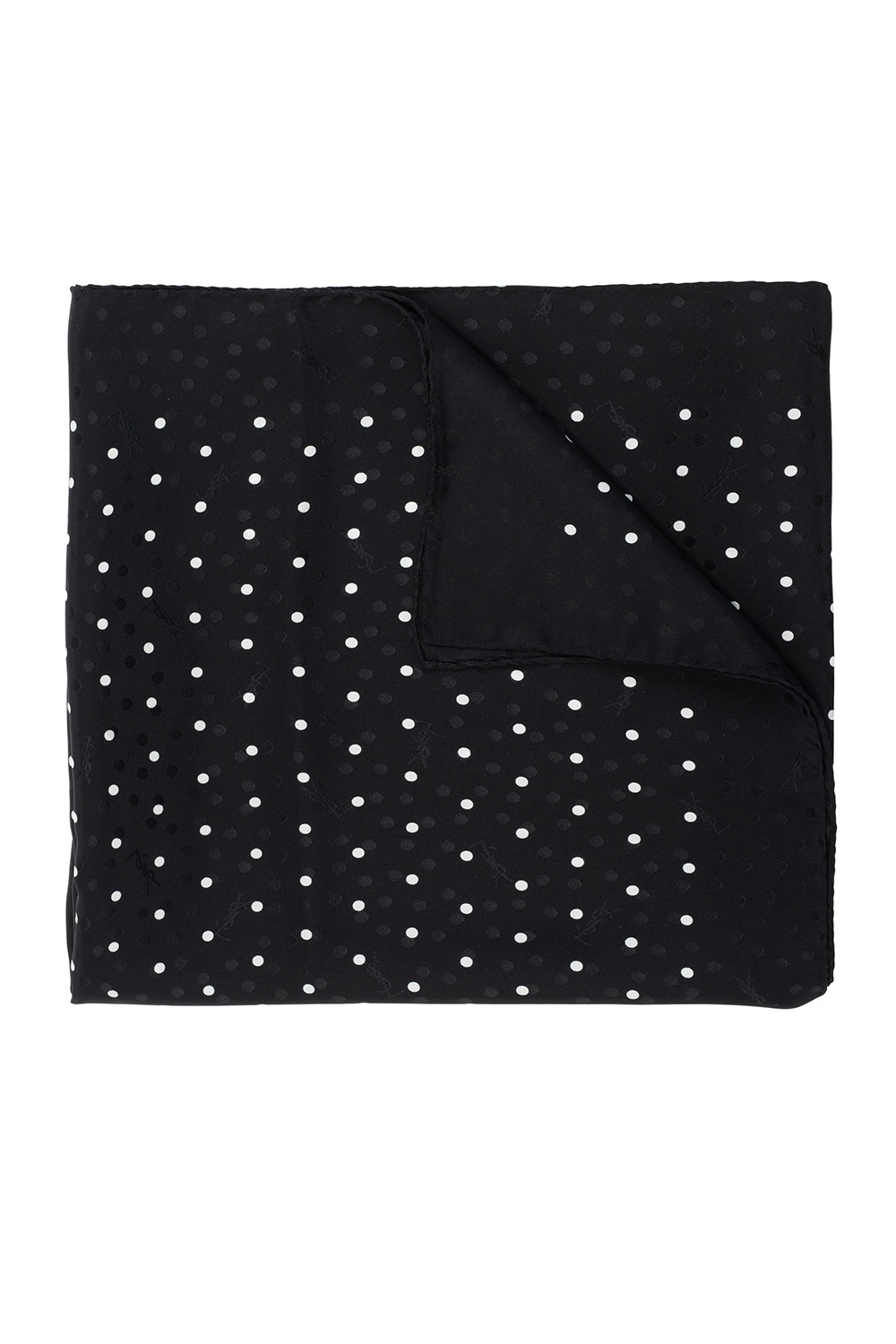 Saint Laurent Scarf with polka dots