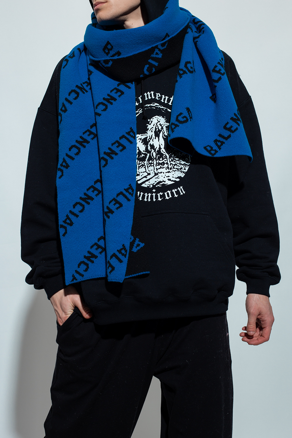 Balenciaga Scarf with logo