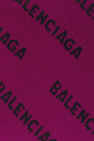 Balenciaga logo围巾