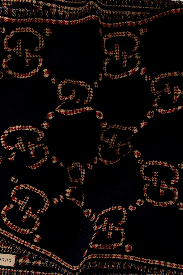 gucci Sylvie Scarf with ‘GG’ pattern
