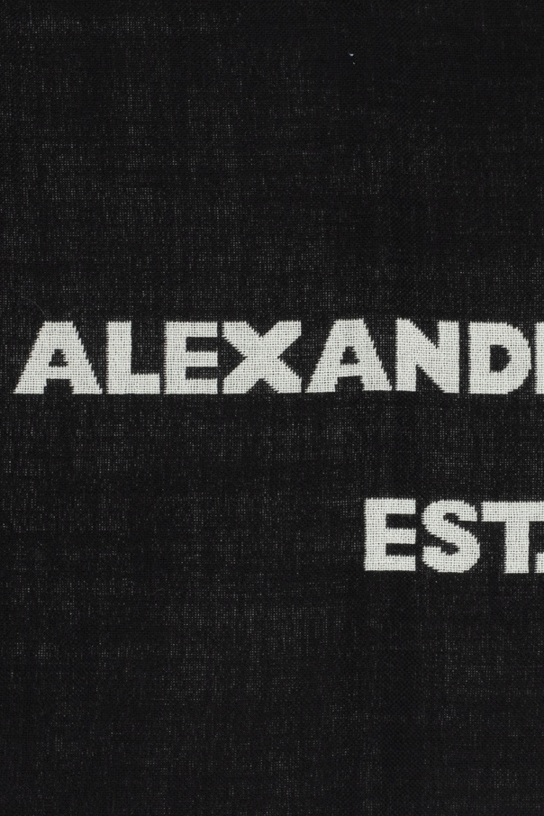 Alexander McQueen Scarf with logo