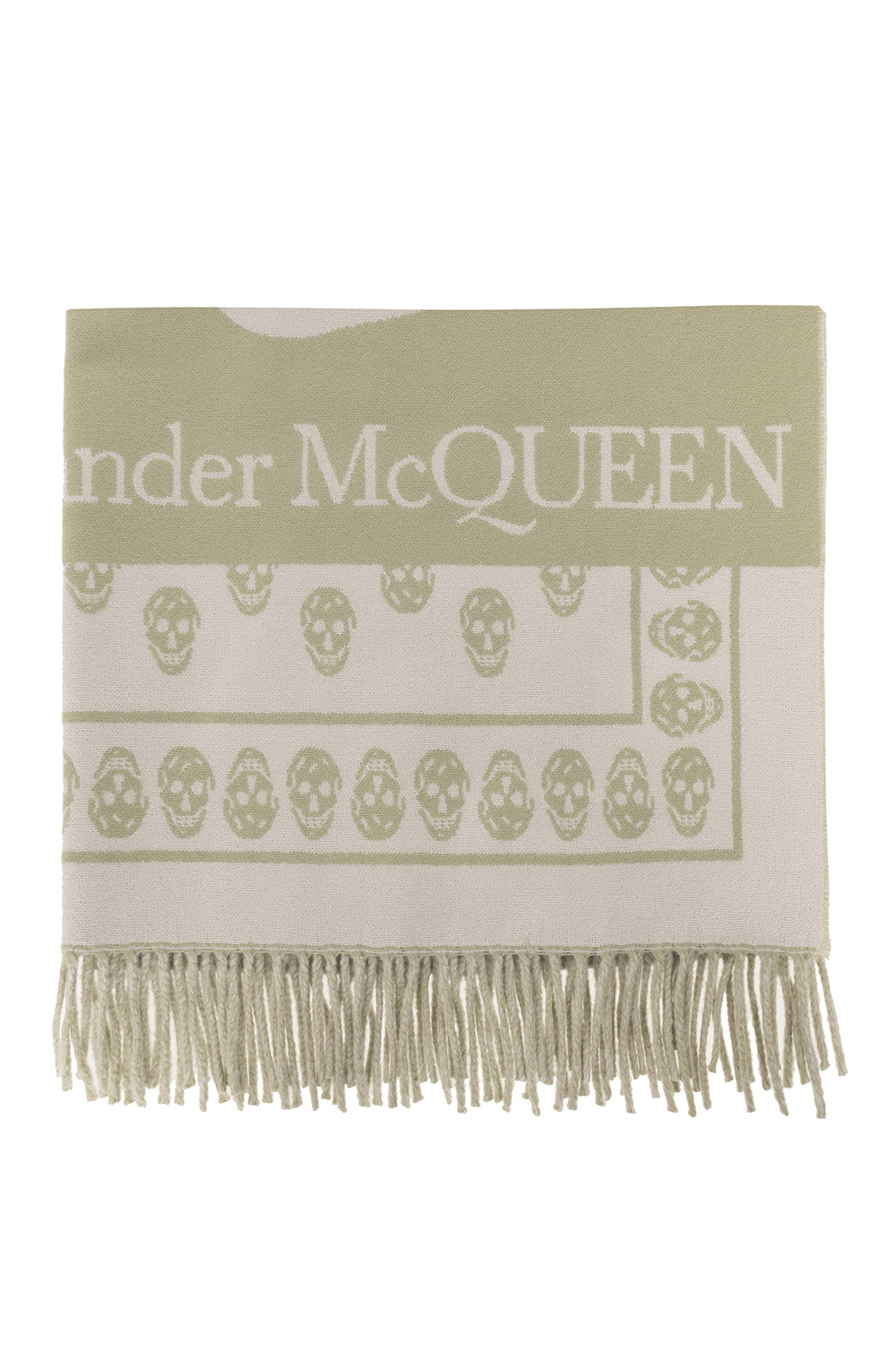 Alexander McQueen Wool scarf with logo