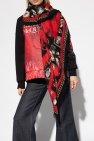 Alexander McQueen Printed wool scarf