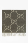 Gucci drawstring GG pattern throw blanket