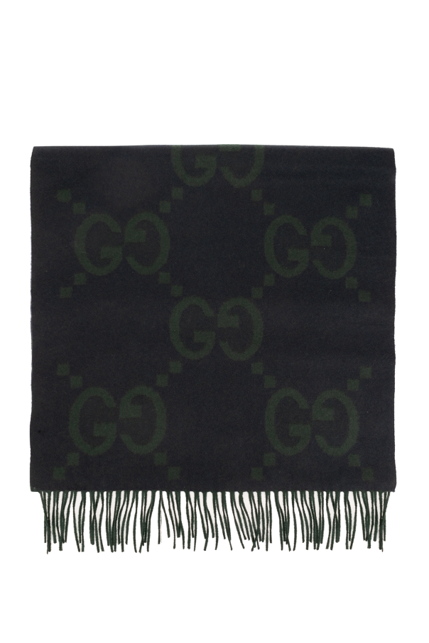 Gucci Cashmere scarf with monogram