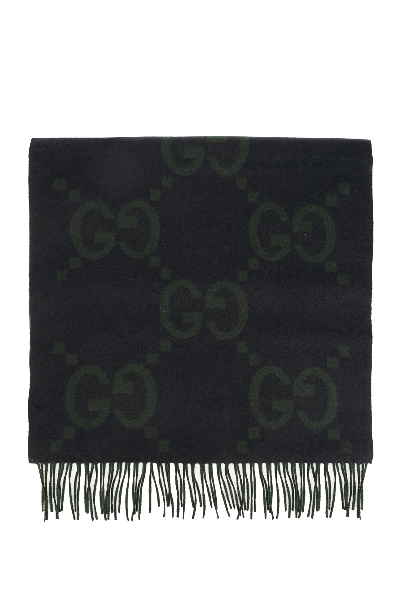 Gucci Cashmere scarf with monogram