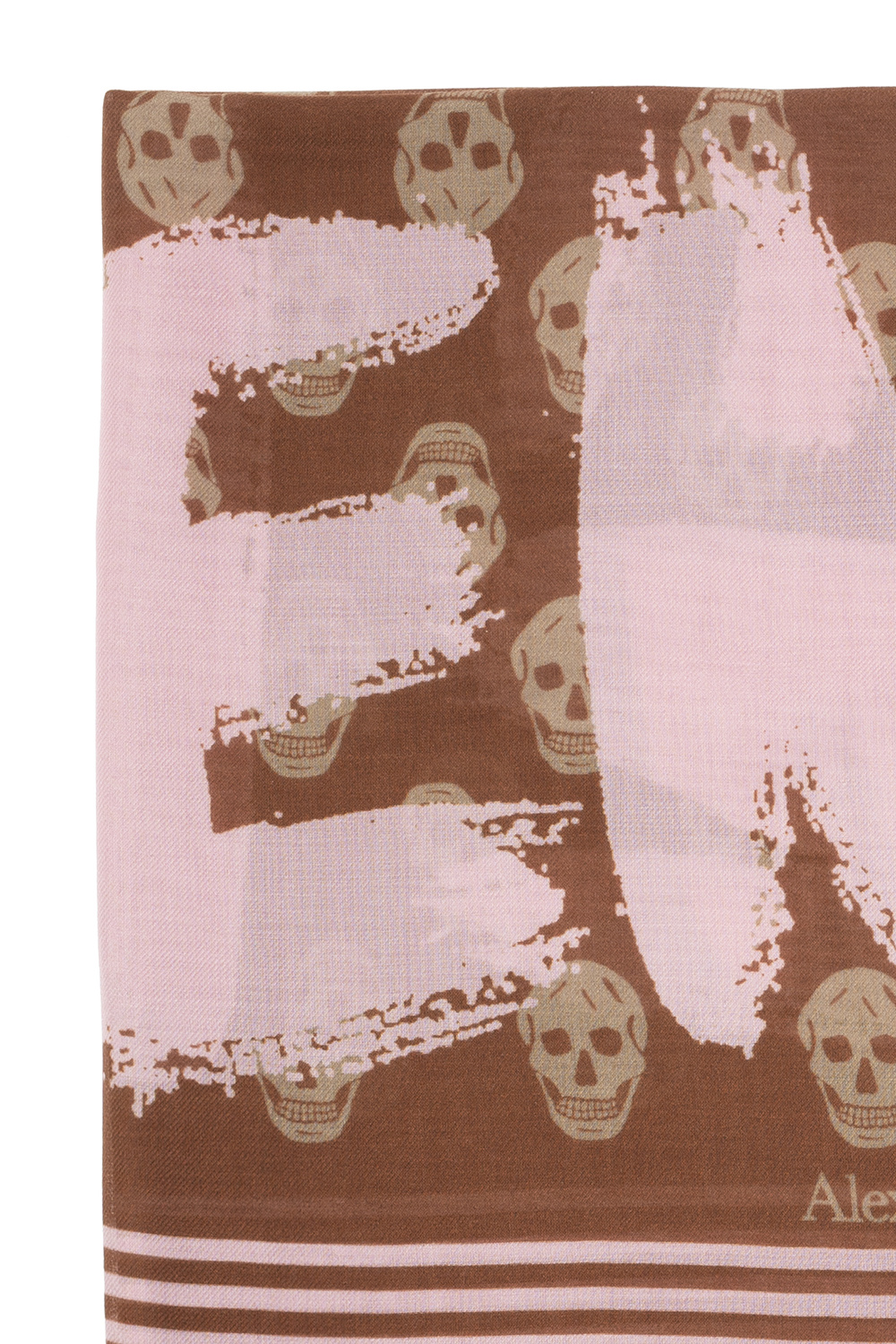 Alexander McQueen Scarf with skull motif