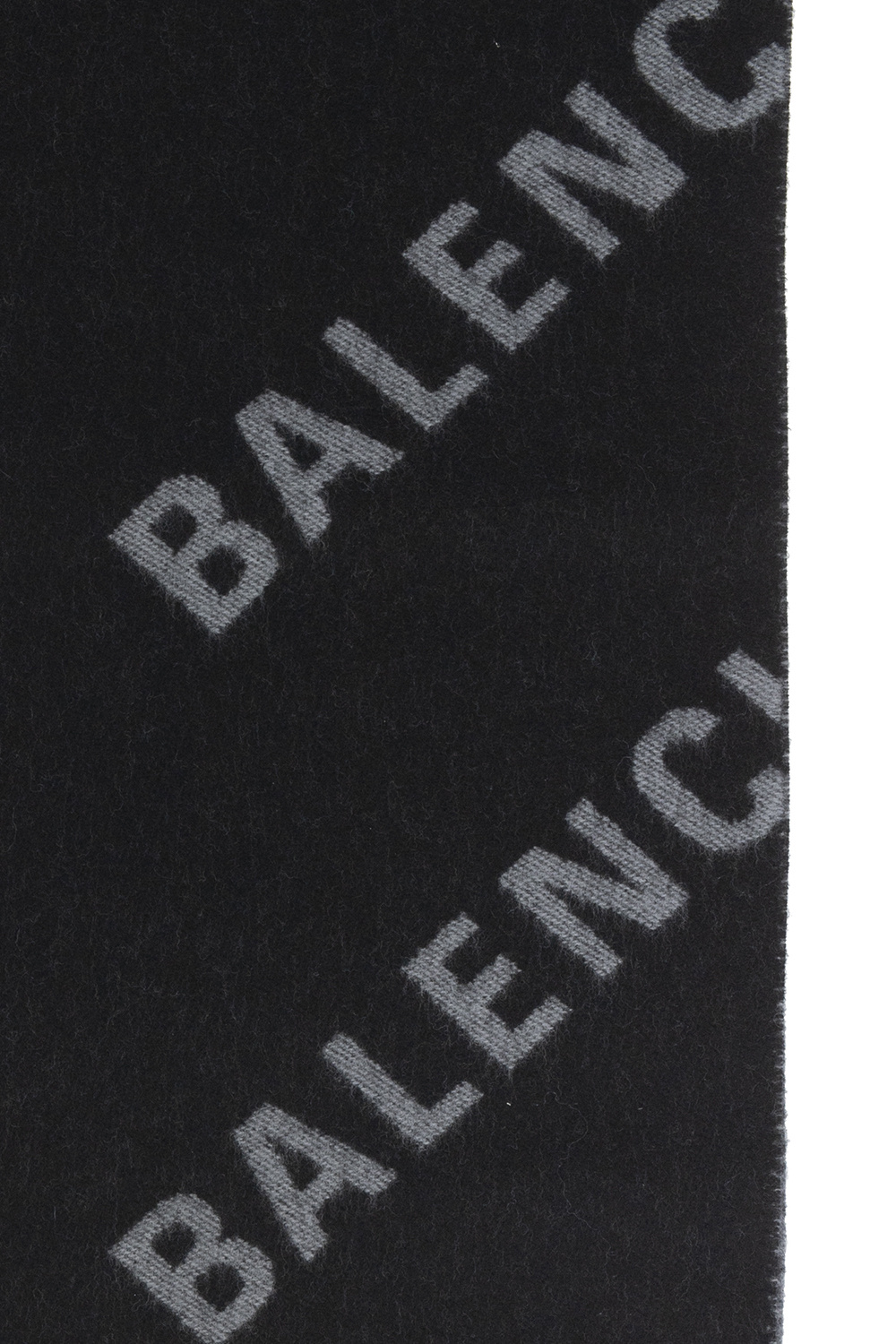 Balenciaga Wool Scarf With Logo Women S Accessories Vitkac
