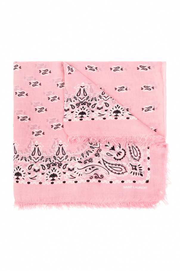 Saint Laurent Paisley-printed scarf