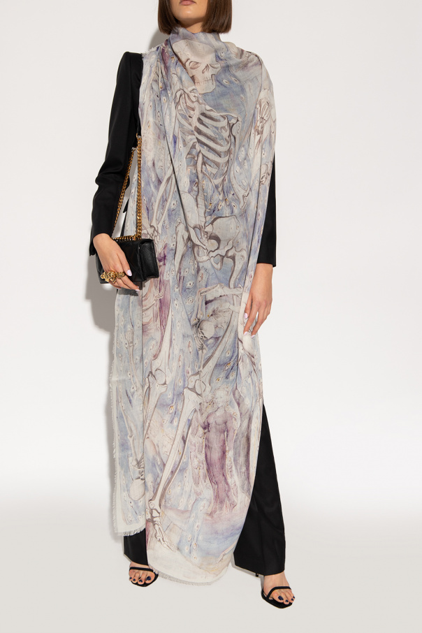 Alexander McQueen Skeleton scarf