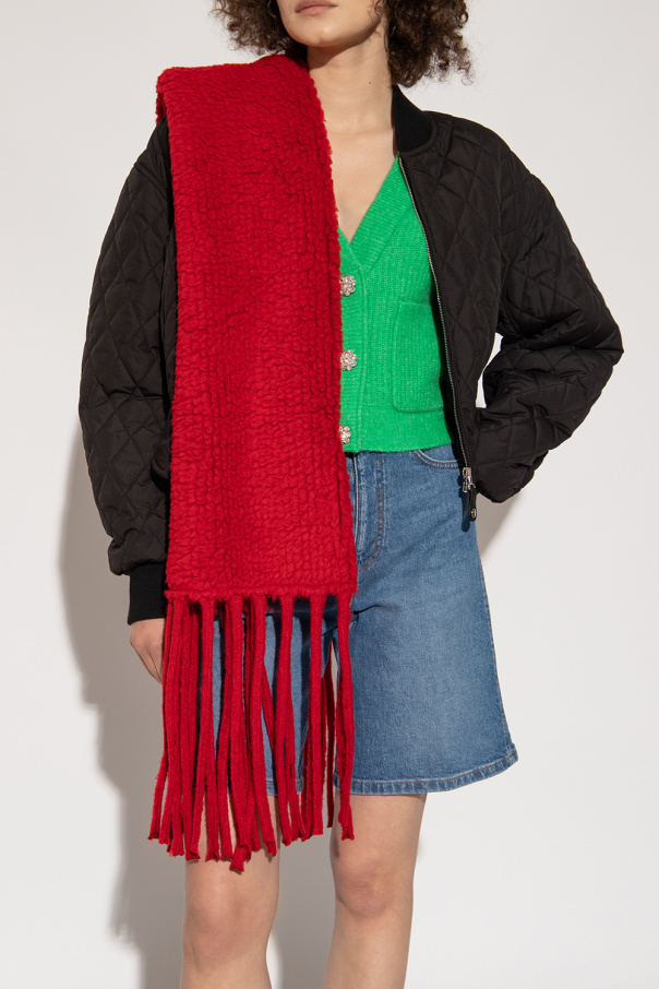Stella McCartney Fringed scarf