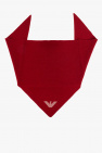 Emporio Armani RED Shawl with logo