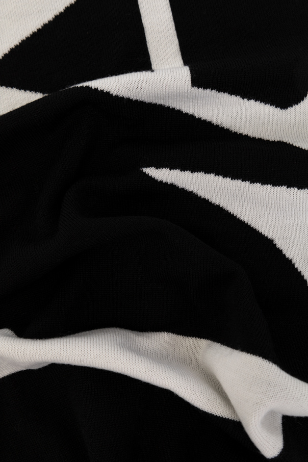 Lanvin Reversible scarf with logo