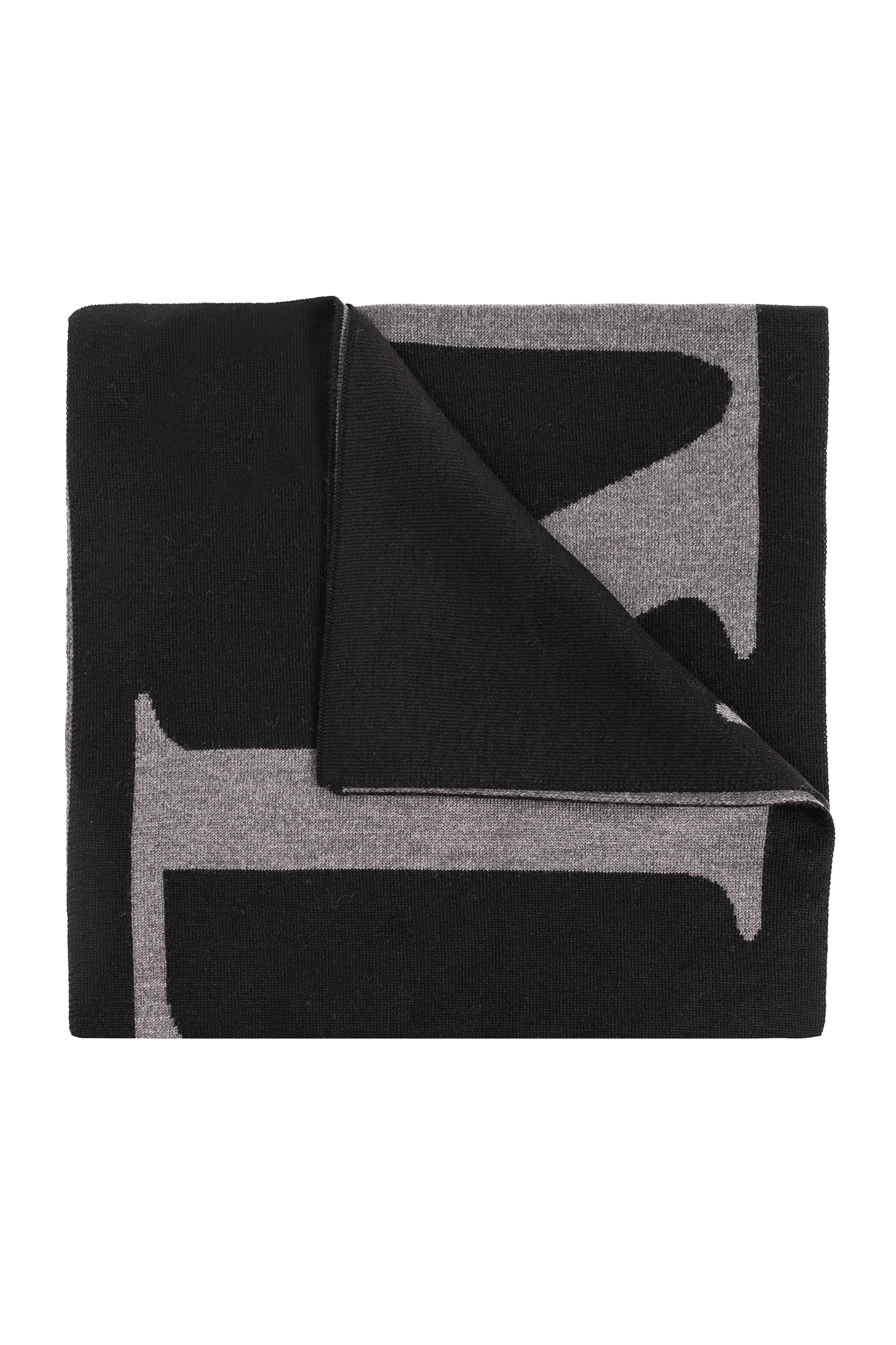 Lanvin Wool scarf with logo