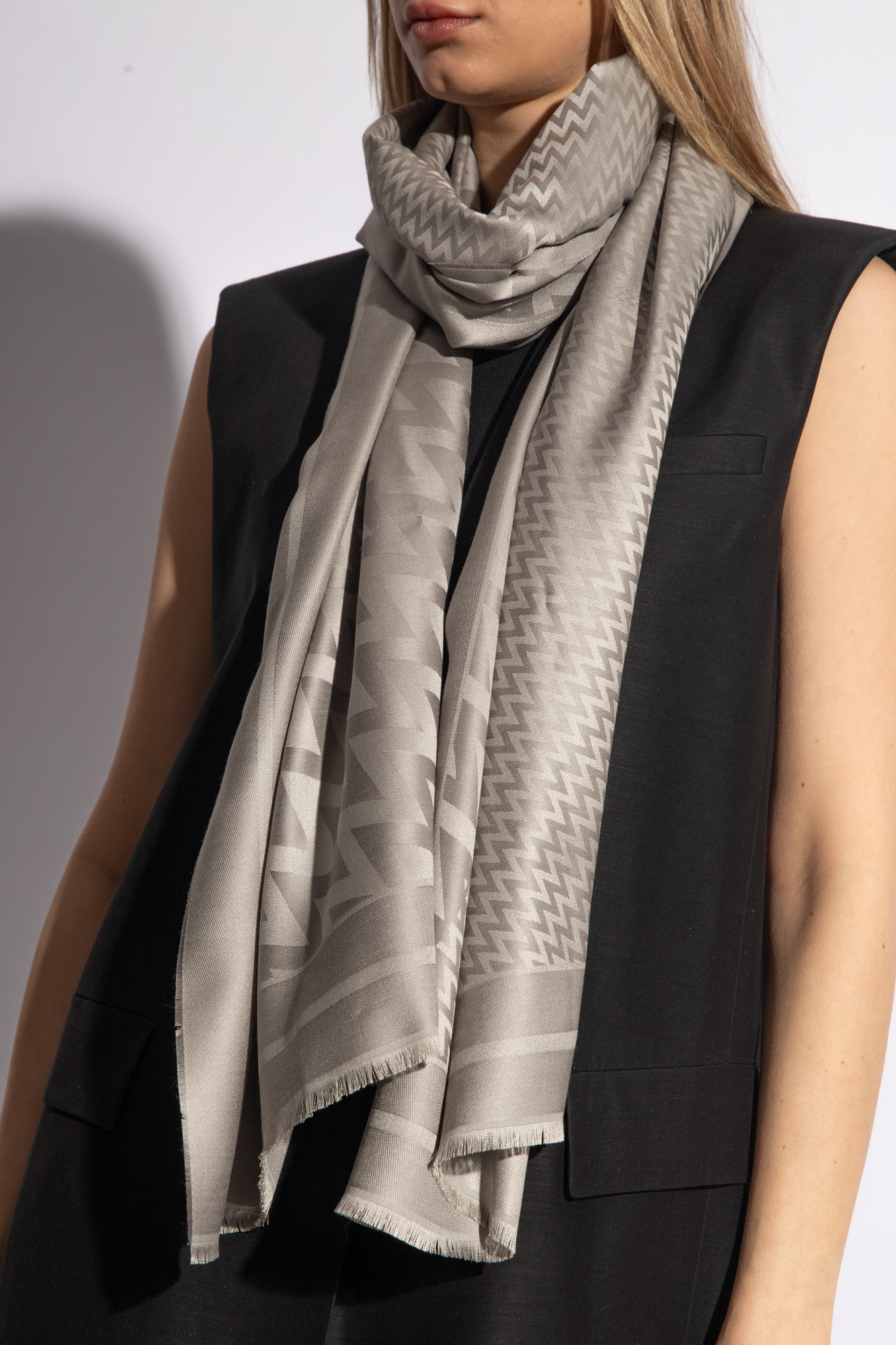 Lanvin Scarf with raw finish