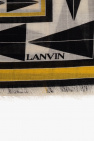 Lanvin Wool scarf with logo