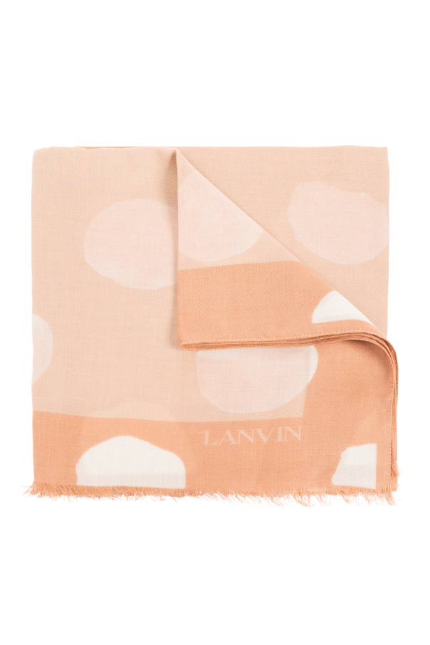 Scarf with polka dot pattern od Lanvin