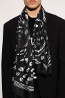 Alexander McQueen Scarf with skull motif