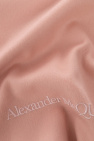 Alexander McQueen Cashmere scarf with logo