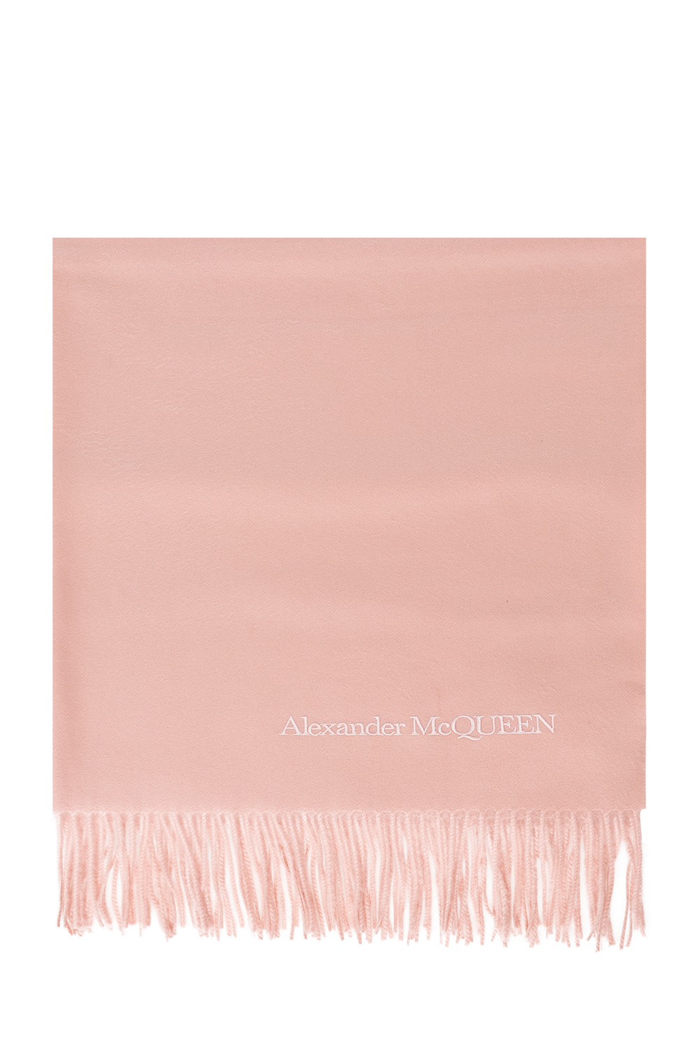 Alexander McQueen Cashmere scarf with logo