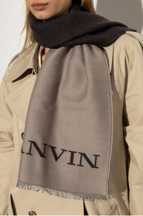 Scarf with logo od Lanvin