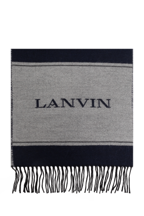 Bufanda de lana con logo od Lanvin