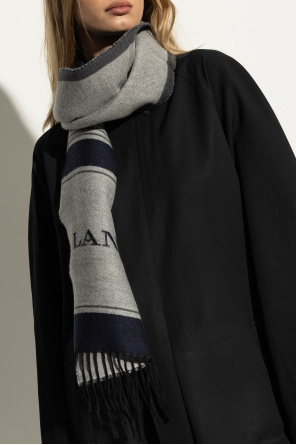 Bufanda de lana con logo od Lanvin