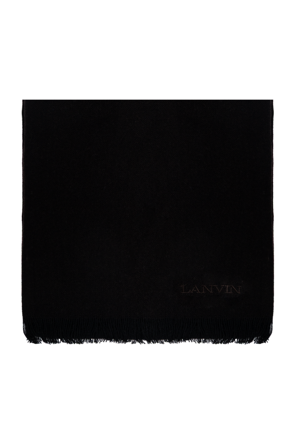 Scarf with embroidered logo od Lanvin