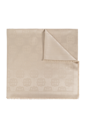 Scarf with monogram