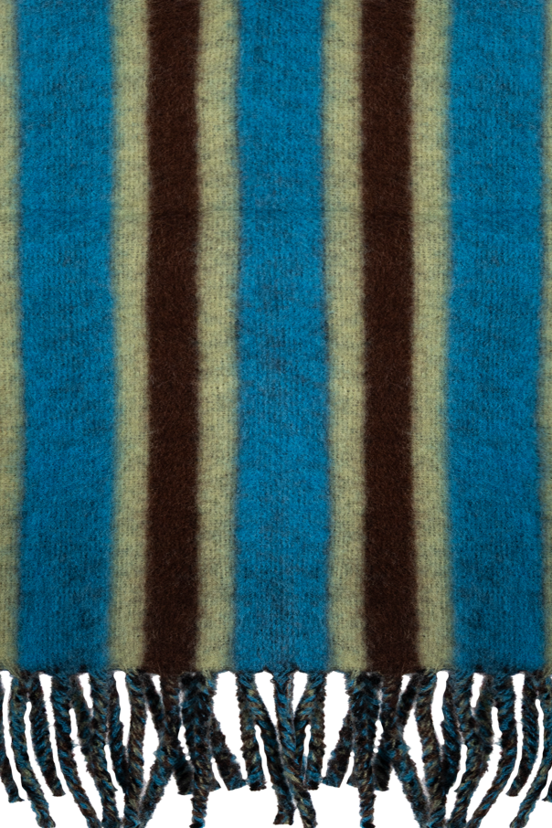 Lanvin Wollschal mit Logo