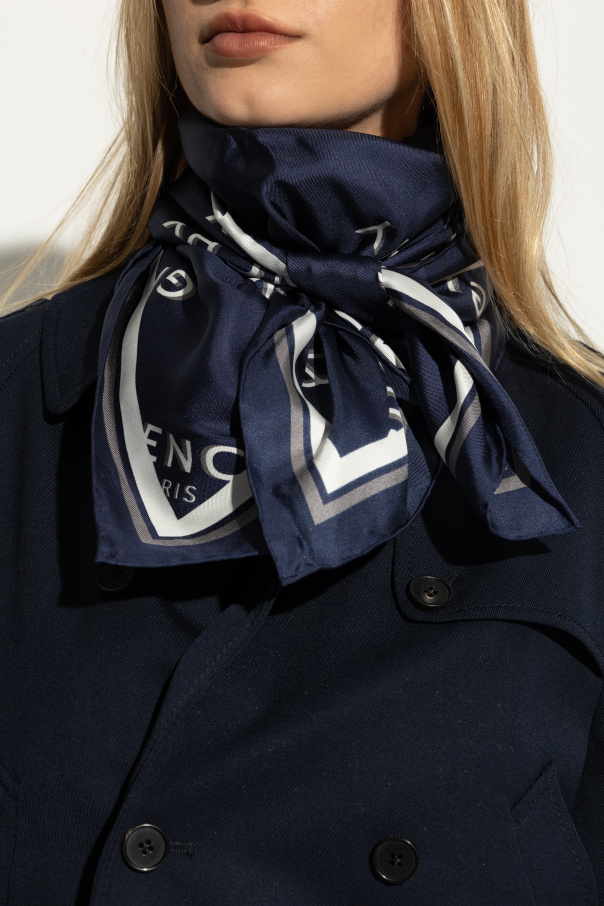 Givenchy Silk scarf with monogram