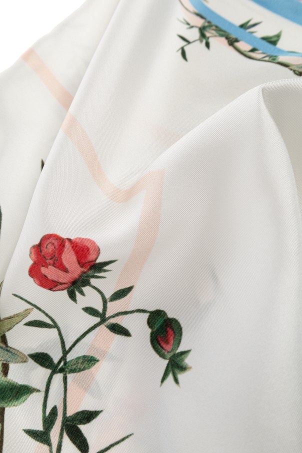 Givenchy Pañuelo de seda con motivo floral