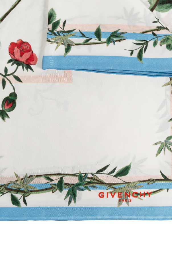 Givenchy Pañuelo de seda con motivo floral