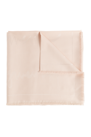 Jacquard scarf with logo
