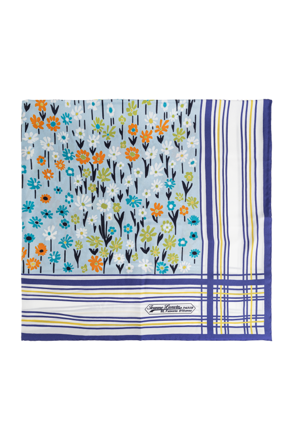 Silk scarf with floral motif od Lanvin