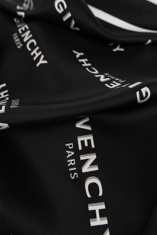 Givenchy Silk logo scarf