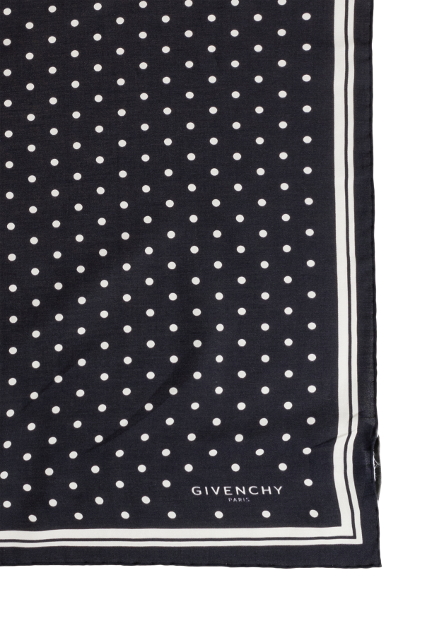 Givenchy Scarf with polka dot pattern