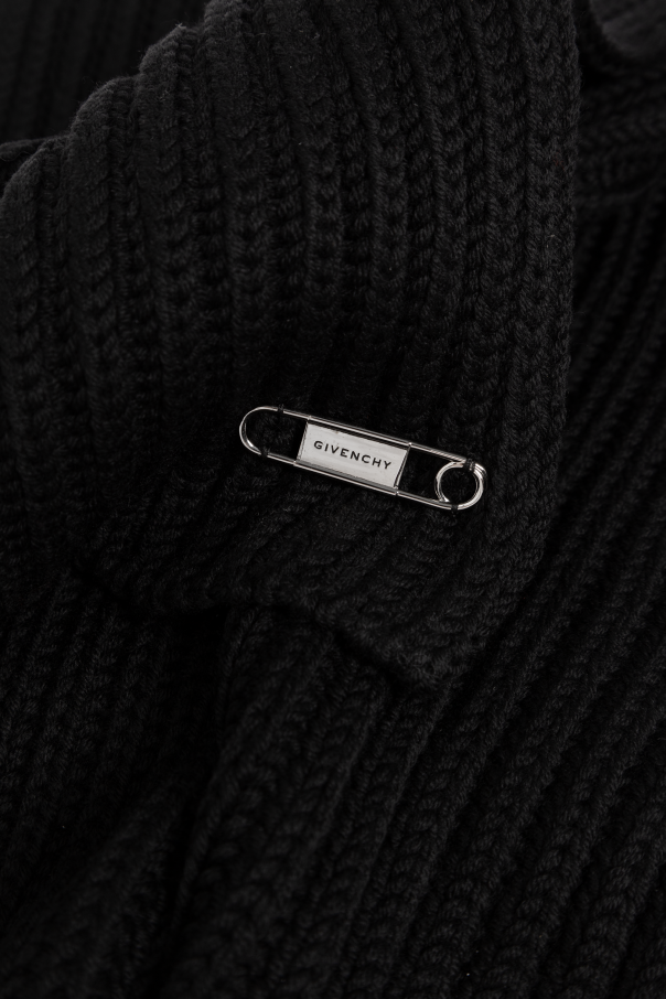 Givenchy Wool scarf with applique